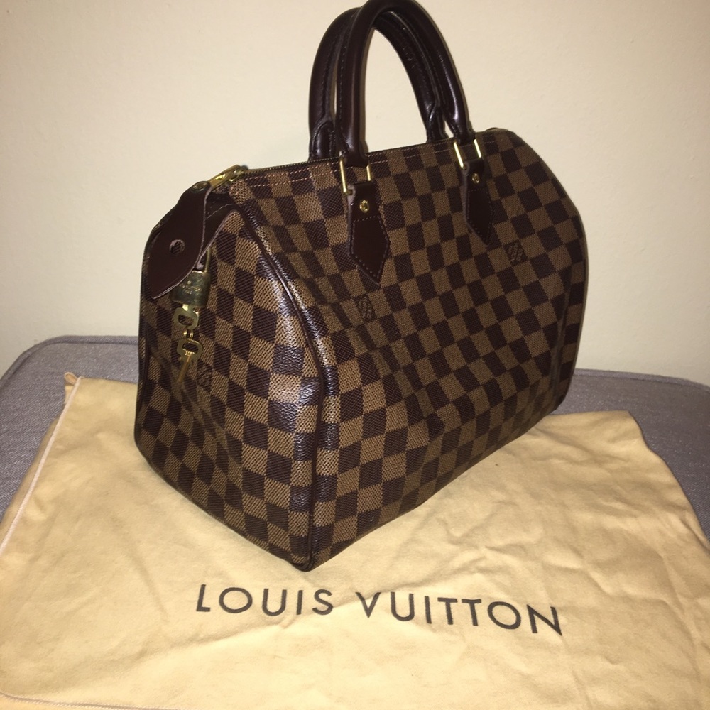 💯 Authentic Louis Vuitton Damier Speedy 30